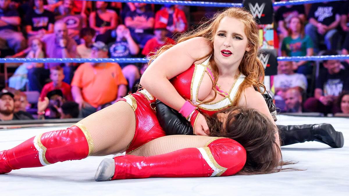 Former WWE star Notorious Mimi/Sloane Jacobs