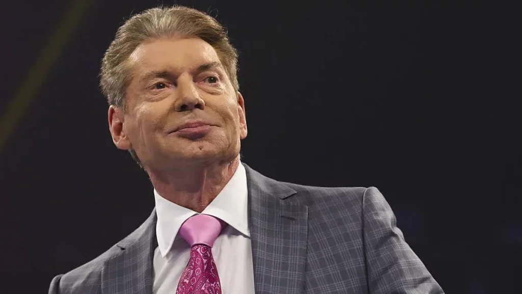 Vince McMahon smiling.