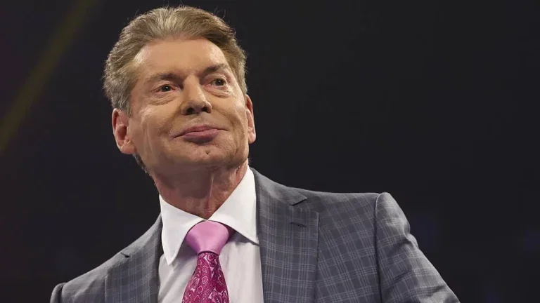 Vince McMahon smiling.