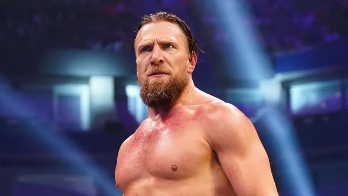 A grimacing Bryan Danielson