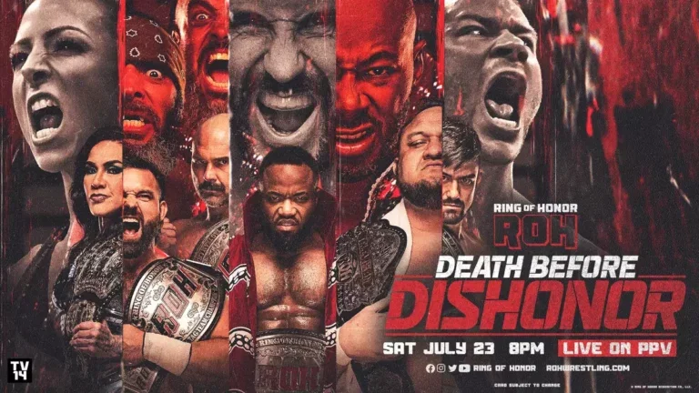 ROH graphic for Death Before Dishonor championship matches