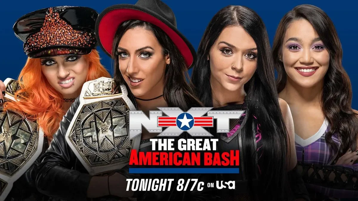NXT 2.0 Great American Bash Kicks Off With Women’s Tag Team Championship Match