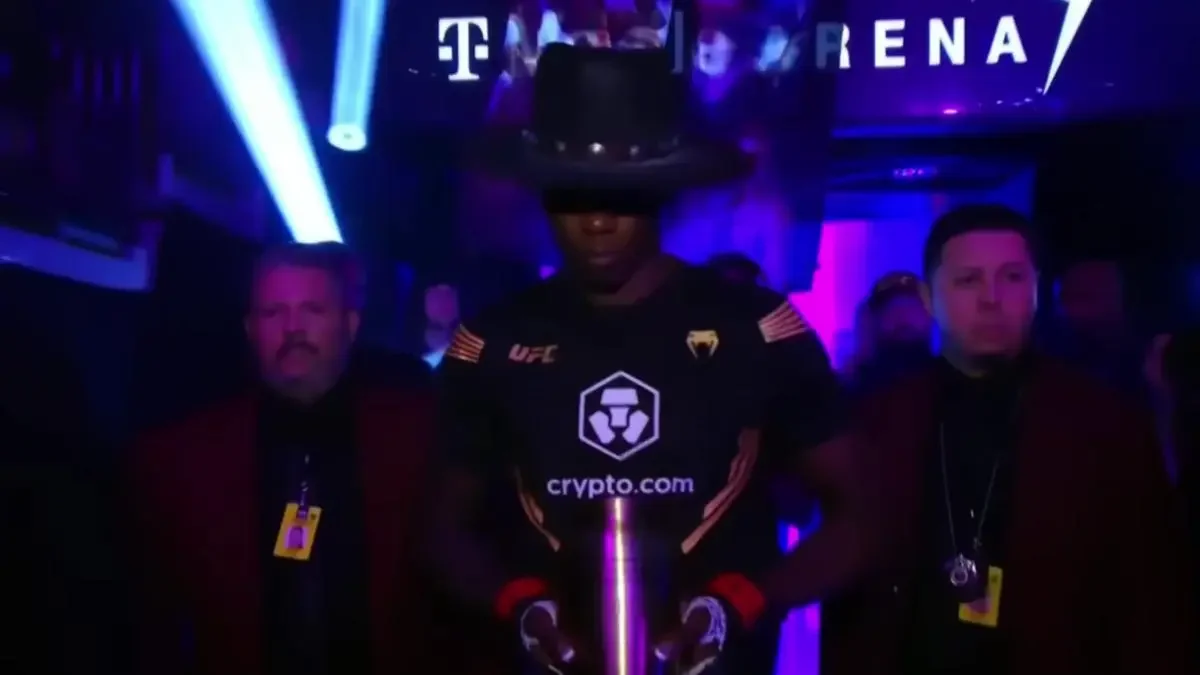 Israel Adesanya Pays Homage To Undertaker With UFC 276 Entrance (VIDEO)