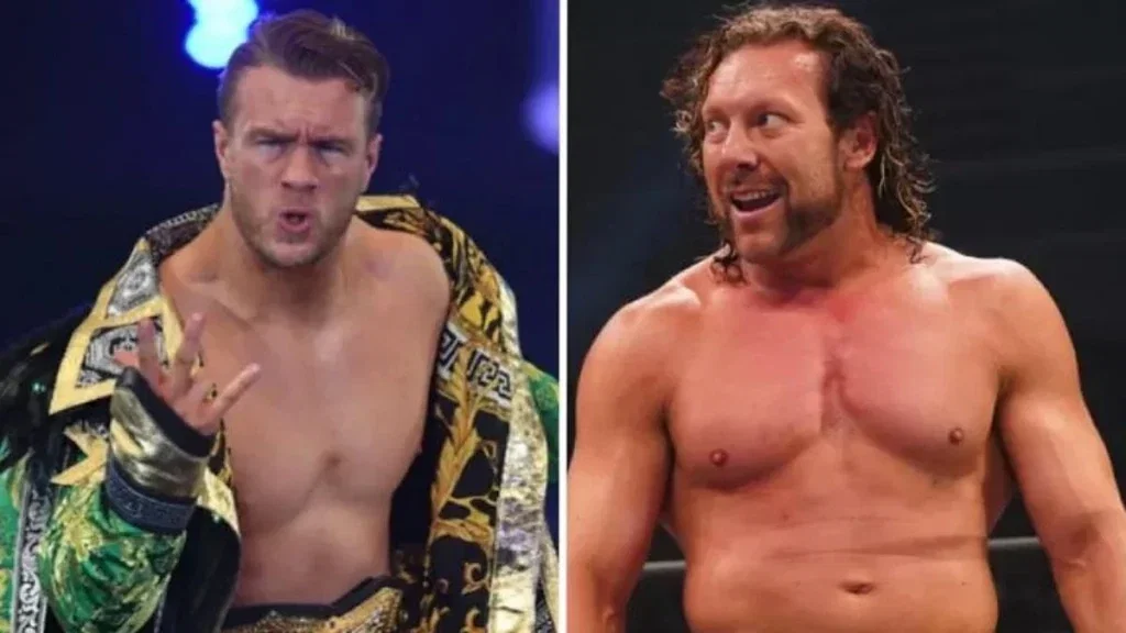 Kenny Omega from The Elite and Will Ospreay