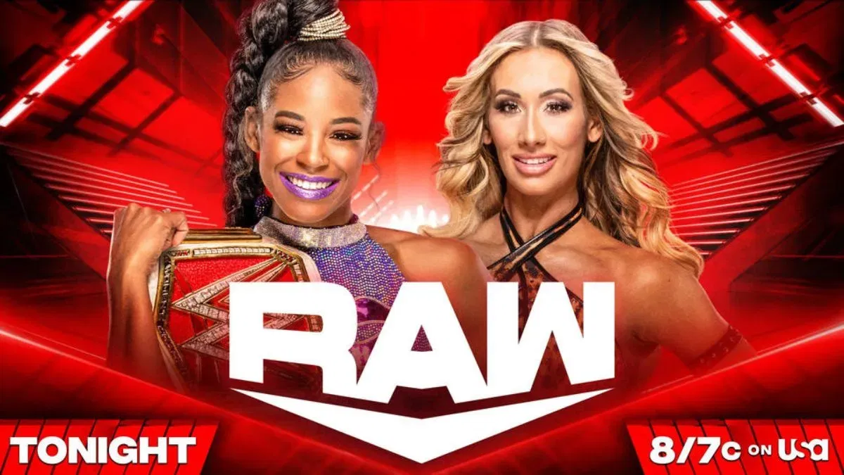 WWE Raw Women’s Championship Match: Bianca Belair Vs. Carmella