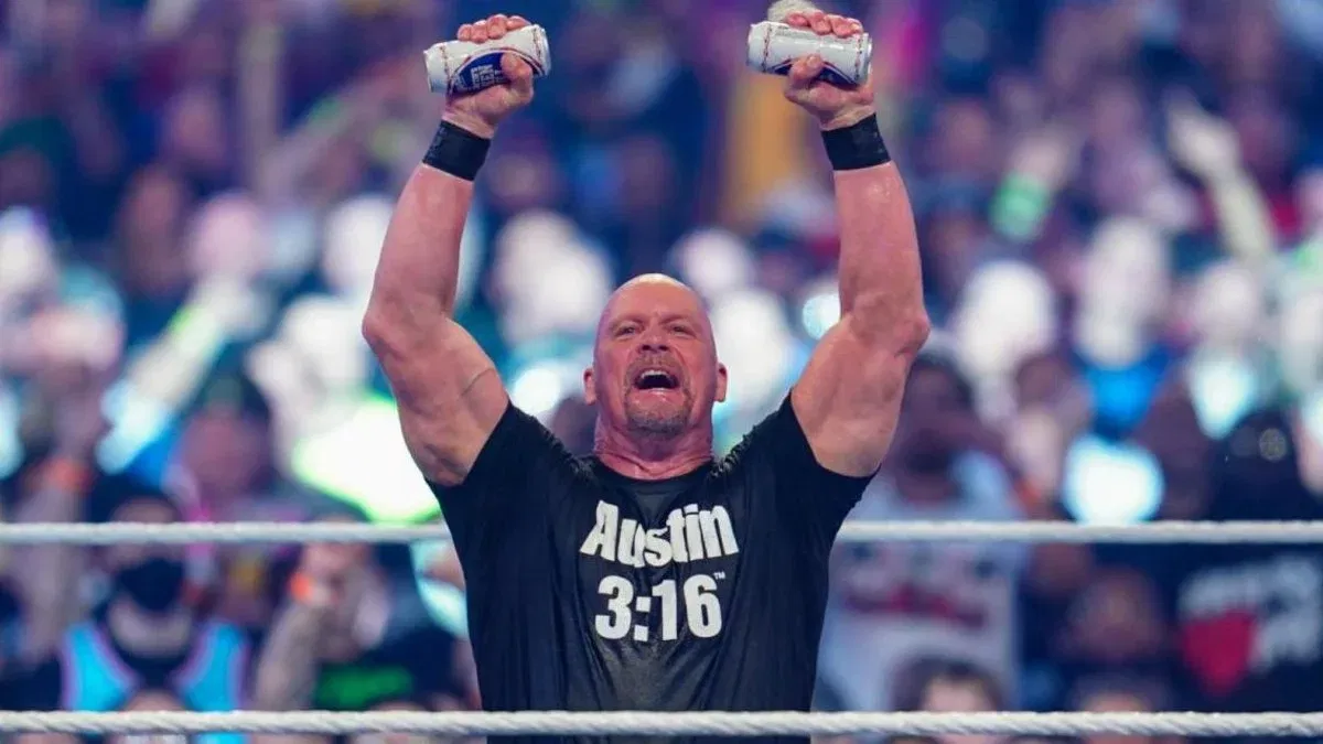 Steve Austin Backstage At WWE House Show