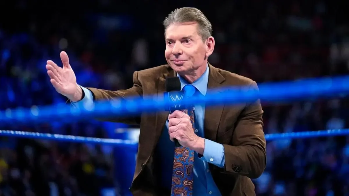 Vince McMahon stood in the ring