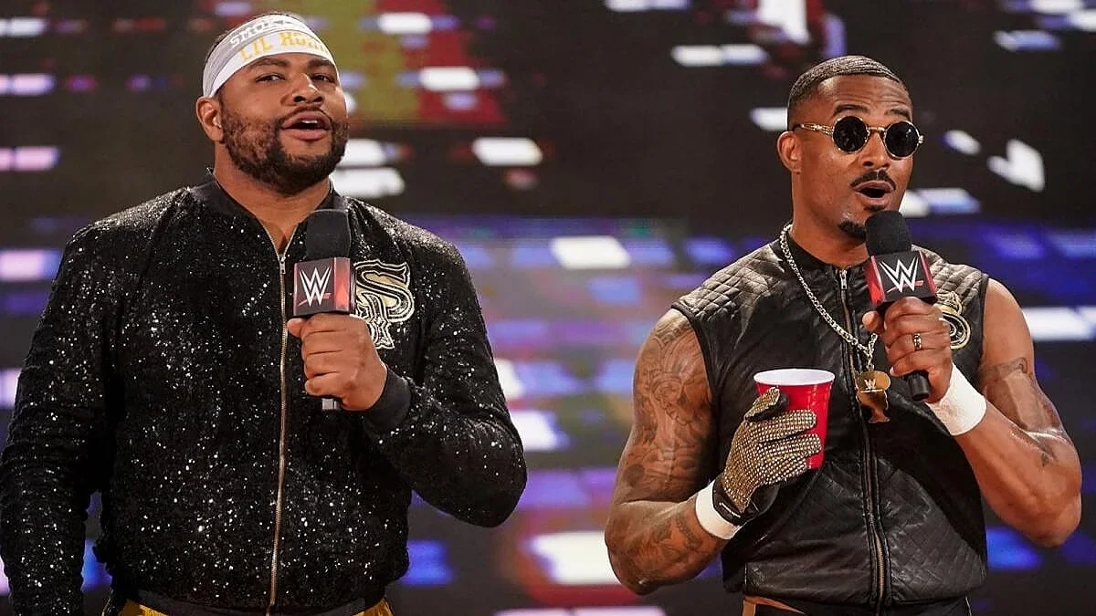The Street Profits React To Appearing On Money In The Bank Billboard