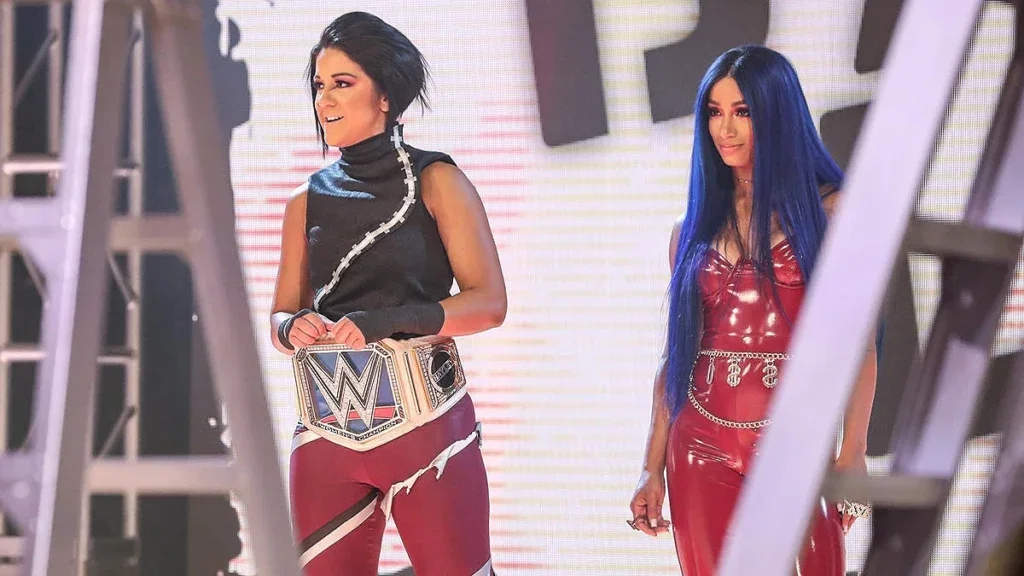 Bayley and Sasha Banks in WWE