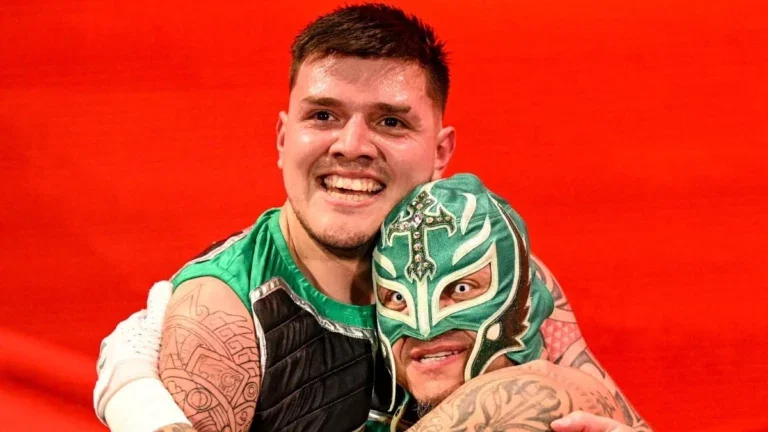 Rey Mysterio and Dominik Mysterio