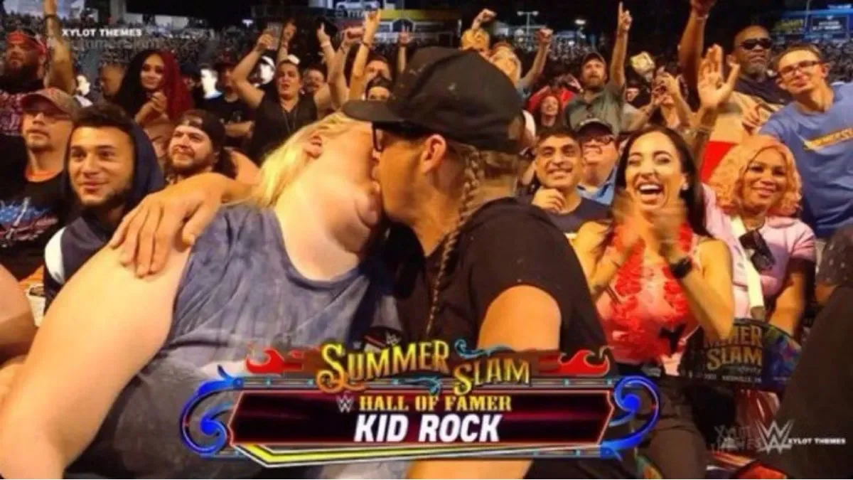 YouTuber Spotted Making Out With Kid Rock At WWE SummerSlam