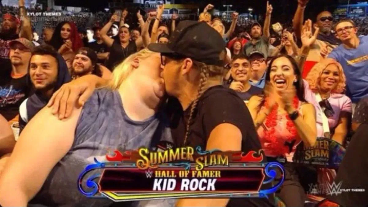 YouTuber Spotted Making Out With Kid Rock At WWE SummerSlam