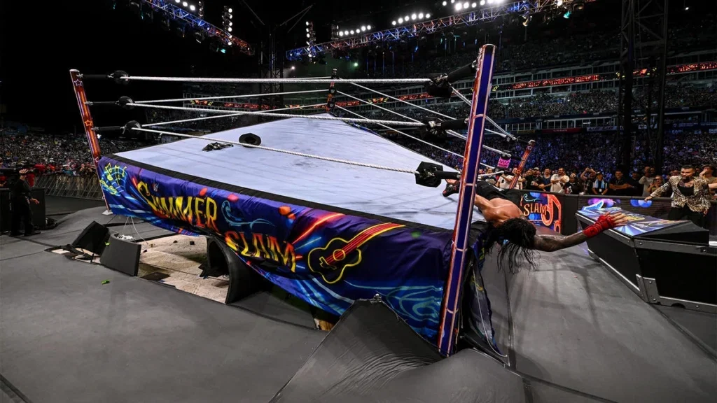 Backstage Note On Insane SummerSlam Ring Lift Spot