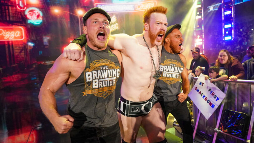 WWE Brawling Brutes trio