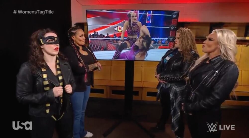 Dana Brooke senza titolo nell'ultimo episodio di WWE RAW (Foto: WrestleTalk)