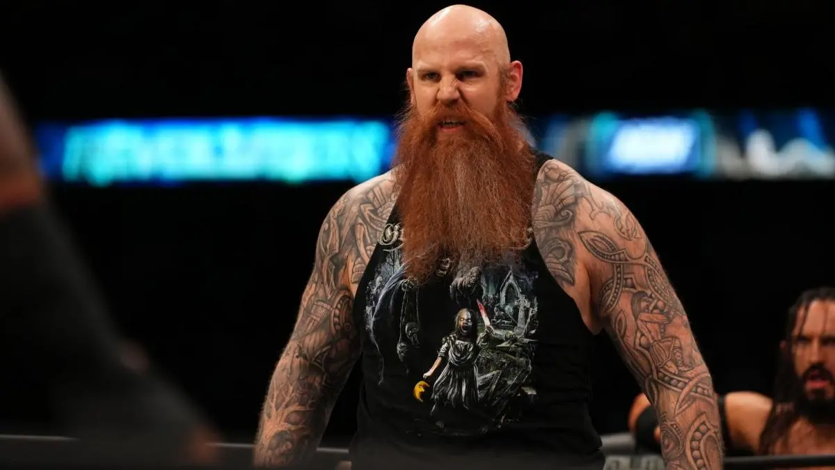 Erick Redbeard Backstage At AEW Dynamite