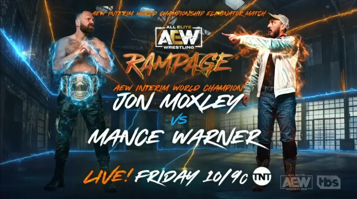 Mance Warner Vs. Jon Moxley Set For AEW Rampage