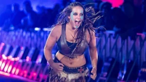 Sarah Logan Backstage At August 26 SmackDown