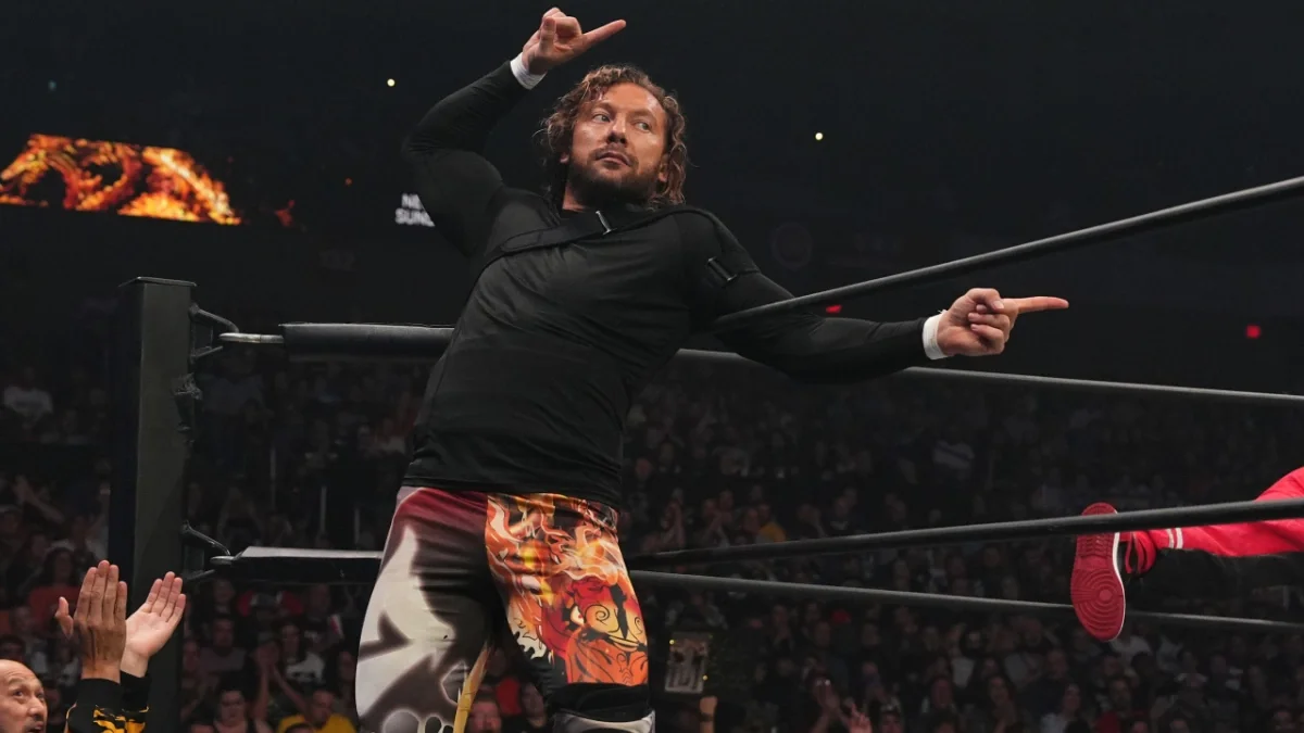 Every Shot Kenny Omega Fired At Will Ospreay During His Entrance On AEW Dynamite