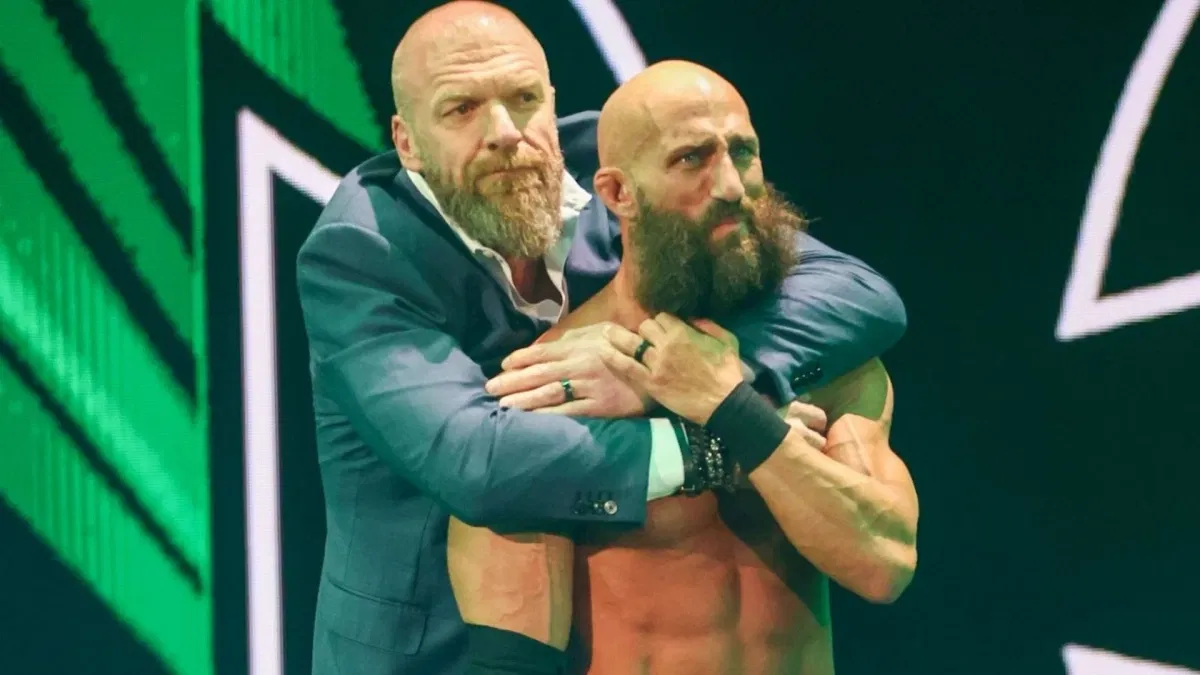 Triple H really wants to touch them. . . . . . . Follow us