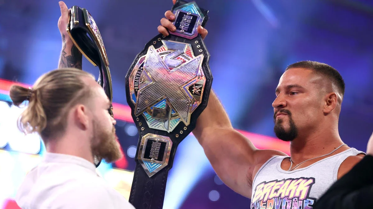 Bron Breakker Wins NXT Title Unification Match At Worlds Collide
