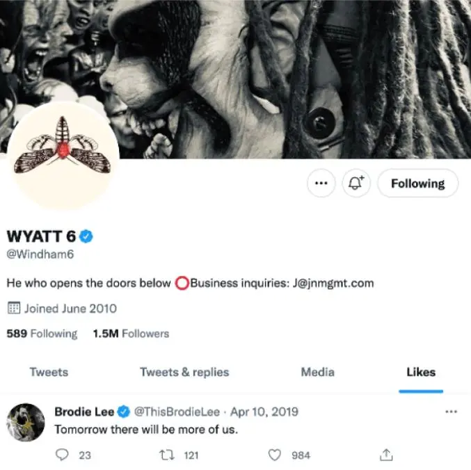 Bray Wyatt Likes Intriguing Tweet From 2019 Amid WWE Return