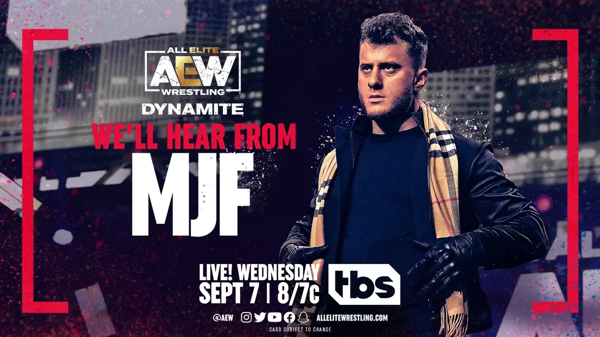 MJF To Speak On AEW Dynamite September 7