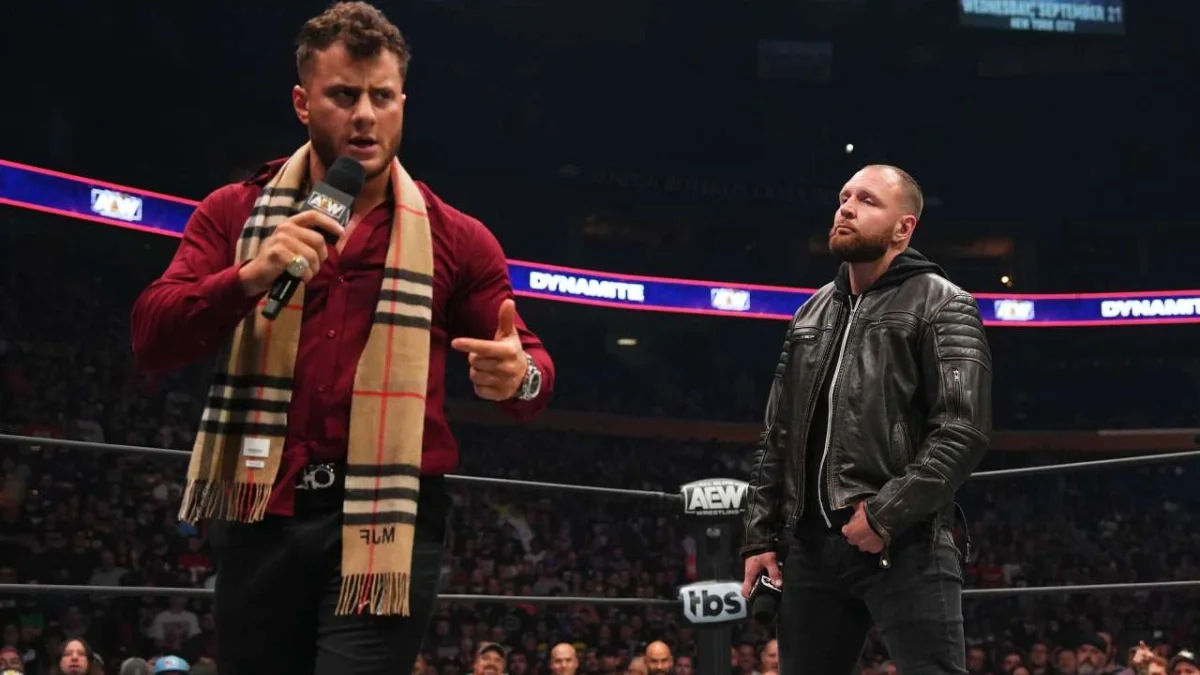 MJF and Jon Moxley in-ring promo