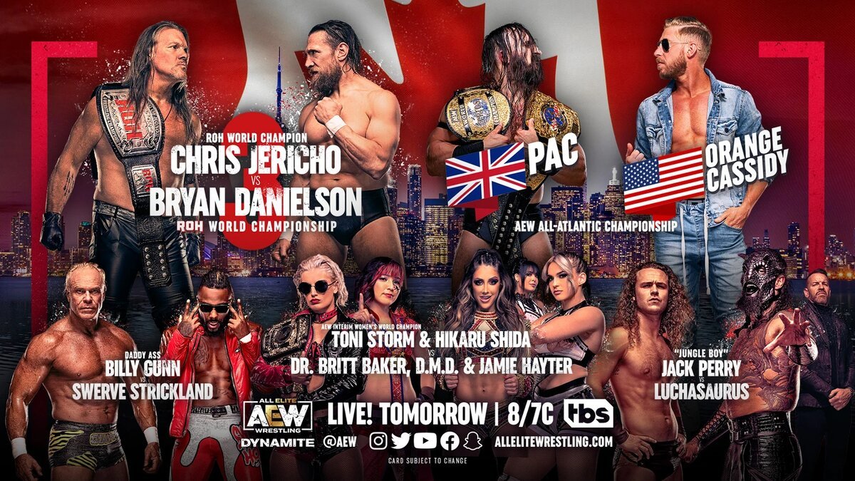 Several Indie Names Set To Be At AEW Dynamite Toronto Debut