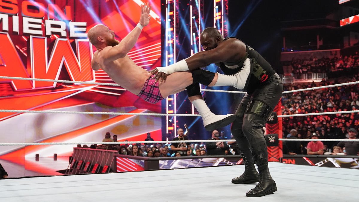 Identities Of Wrestlers Beaten By Omos On WWE Raw October 10