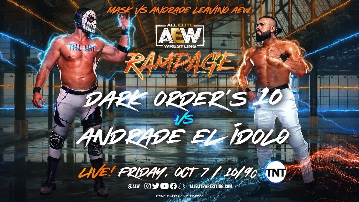 Andrade El Idolo AEW Career At Stake Next Week Live On AEW Rampage