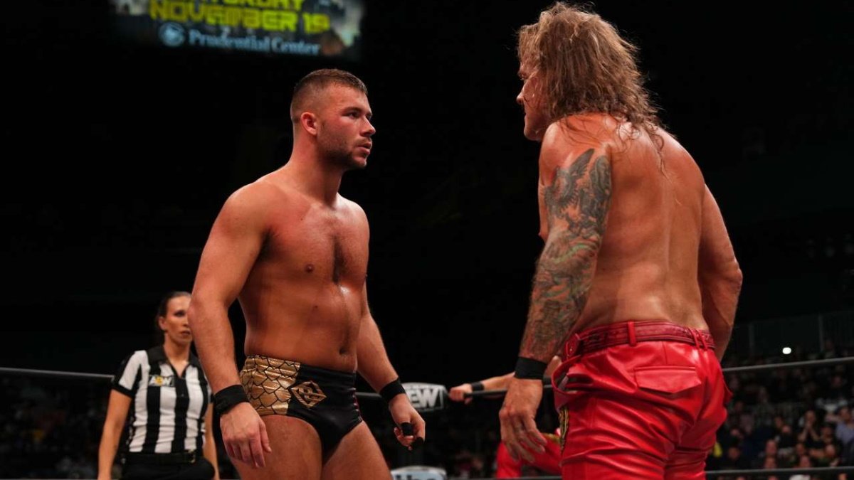 Daniel Garcia faces off with Chris Jericho