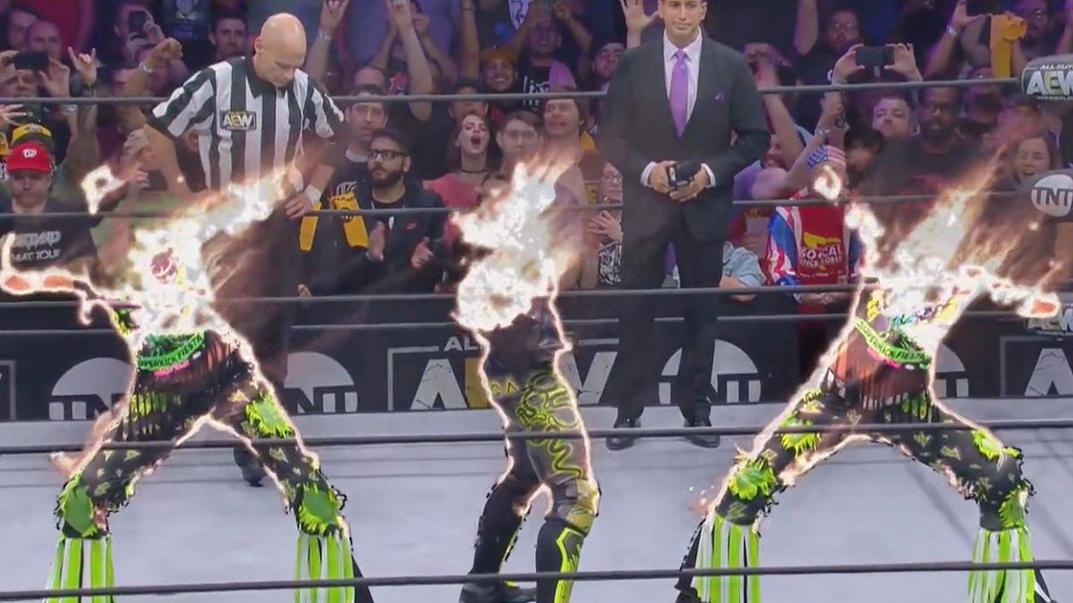 The Elite spooky vignette Aew Dynamite