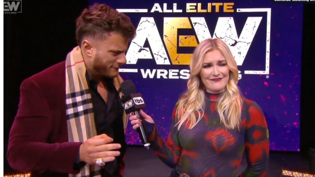 MJF and Renee Paquette on AEW Dynamite