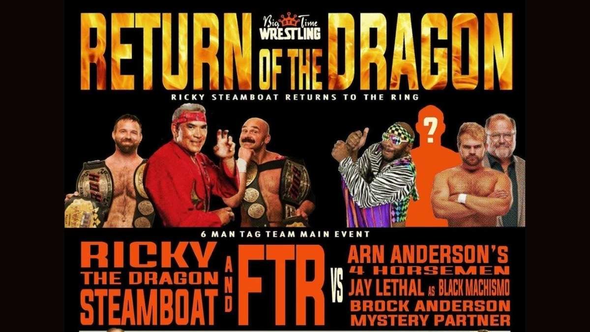 Ricky Steamboat Announces In-Ring Return With FTR