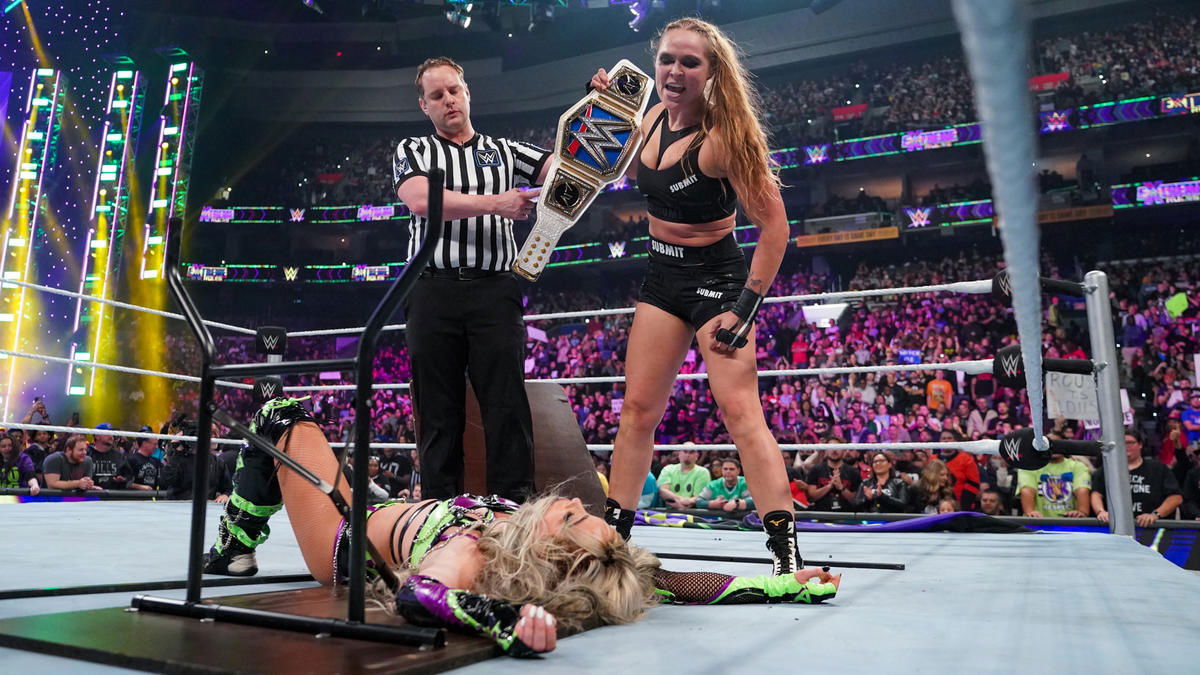 Ronda Rousey won the SmackDown Women's Championship from Liv Morgan at Extreme Rules