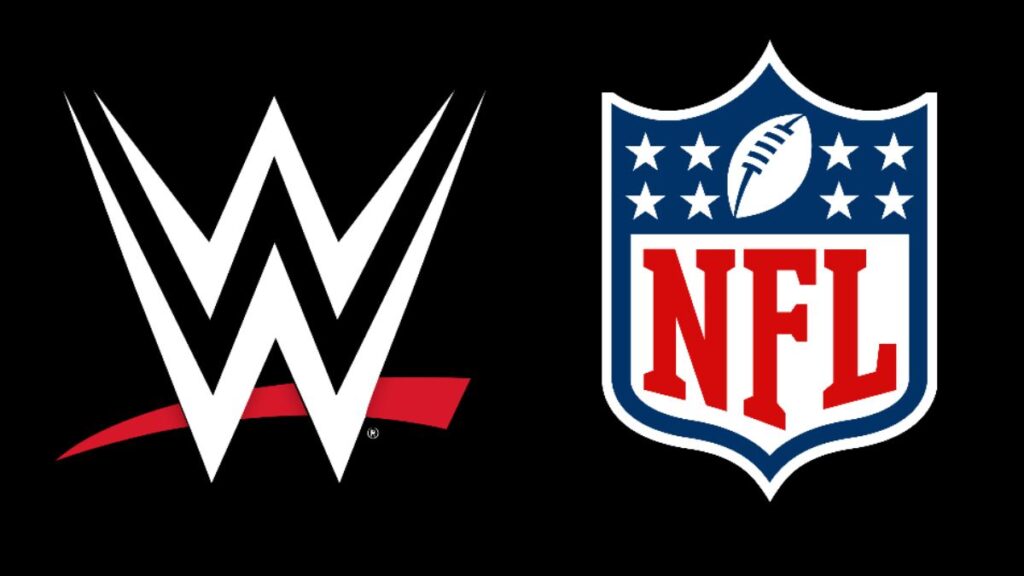 WWE and NFL logos