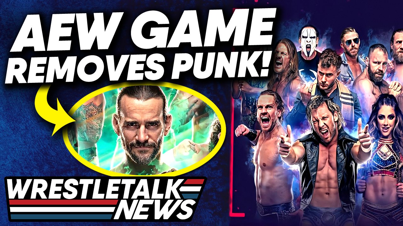 CM Punk REMOVED From AEW Game! MJF Tony Khan Friction | WrestleTalk