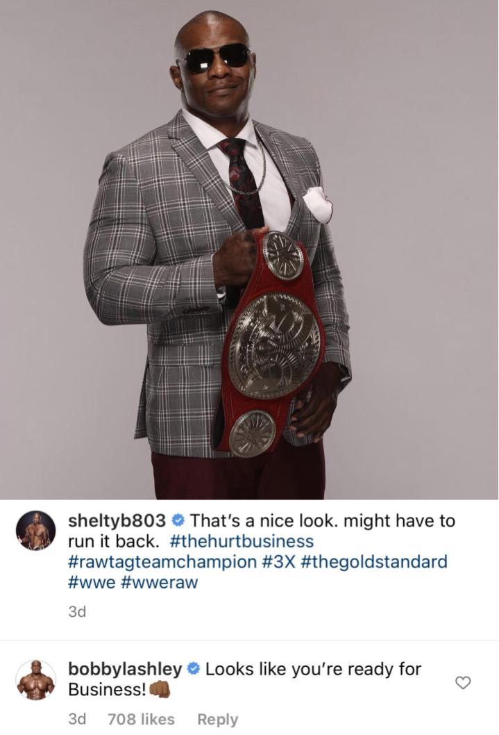 Shelton Benjamin And Bobby Lashley Tease Hurt Business Reunion