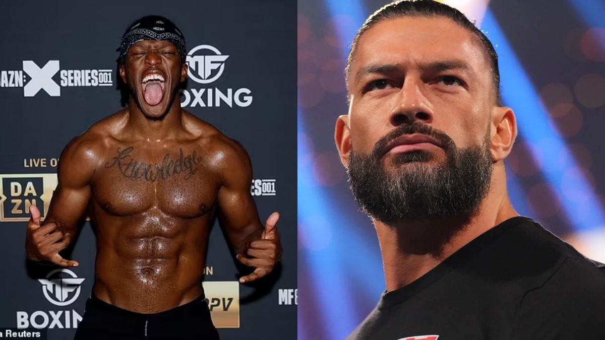 KSI Reacts To Roman Reigns Calling Him Out At WWE Crown Jewel