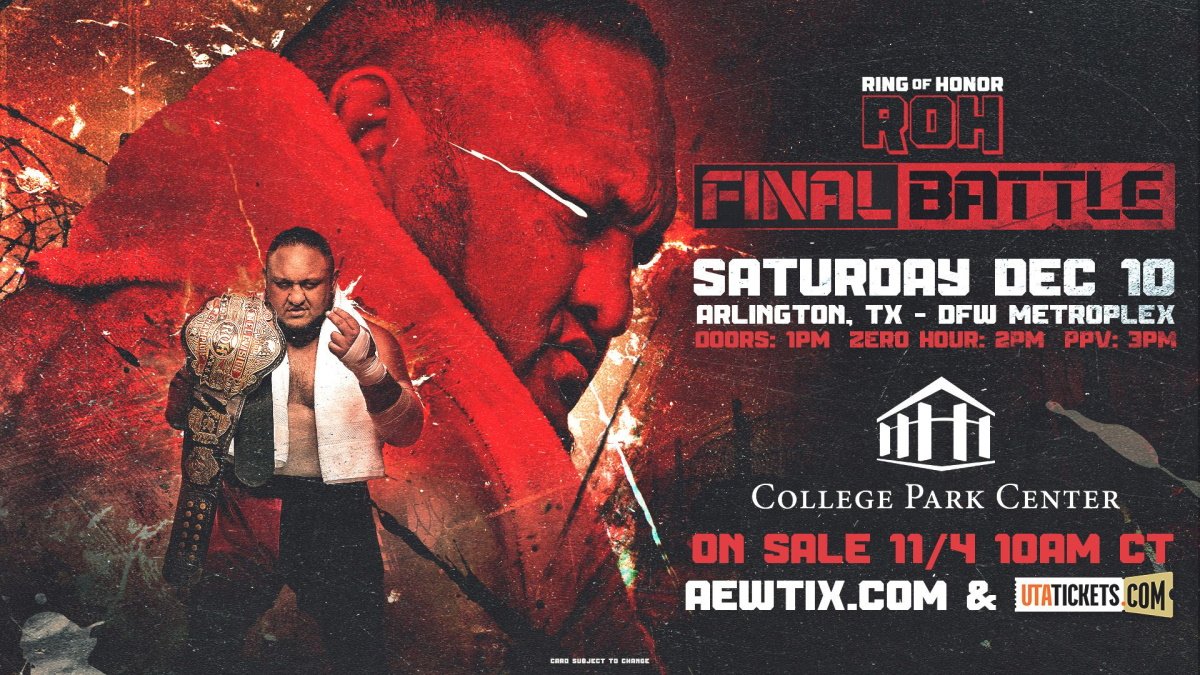 Another Title Match Added To ROH Final Battle