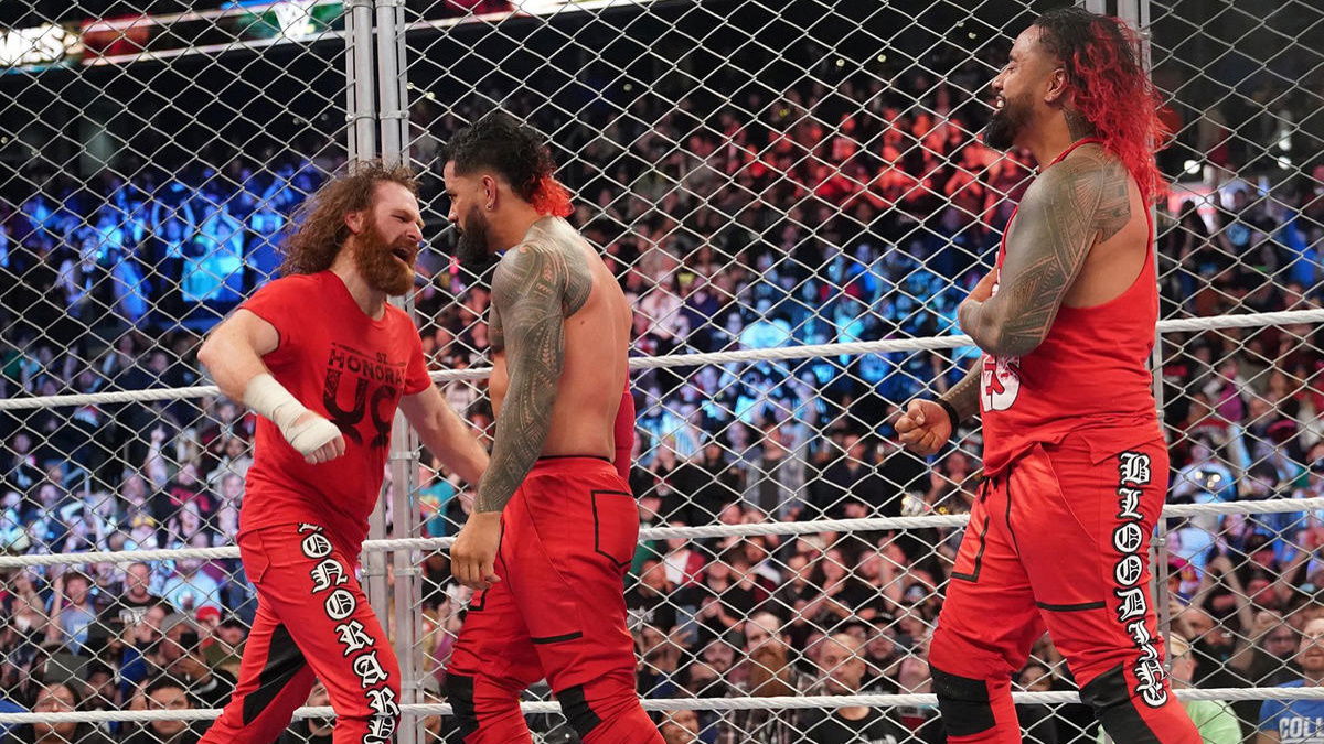 Sami Zayn pledged his allegiance to The Bloodline and Jey Uso at Survivor Series WarGames