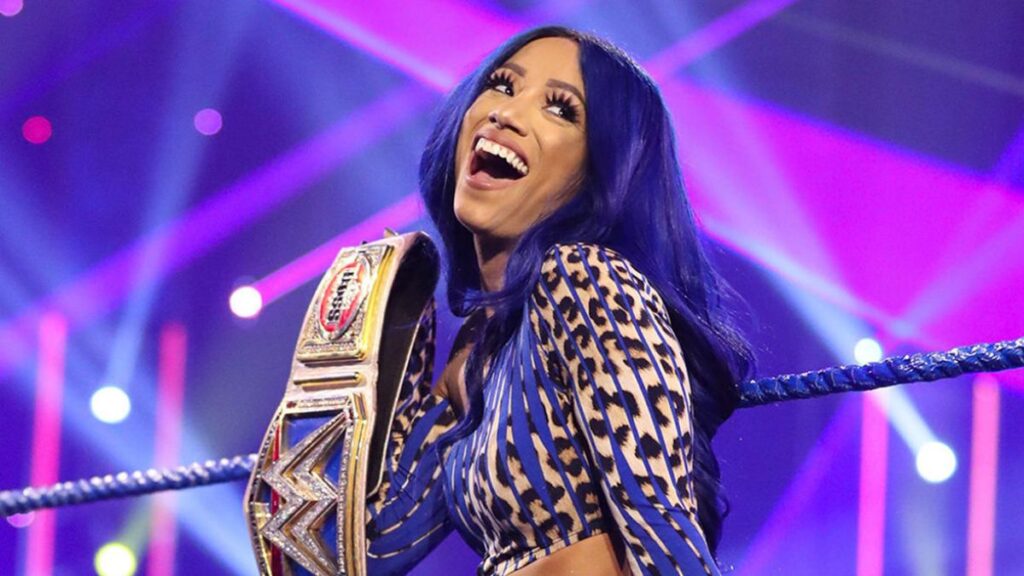 Former WWE star Sasha Banks, now AEW star Mercedes Mone