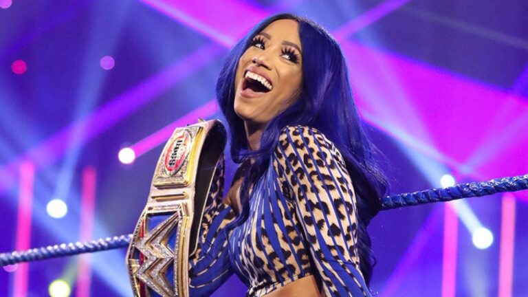 Former WWE star Sasha Banks, now AEW star Mercedes Mone