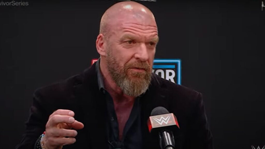 Triple H at WWE Survivor Series WarGames press conference