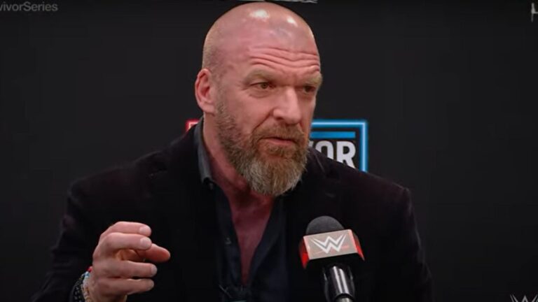 Triple H at WWE Survivor Series WarGames press conference