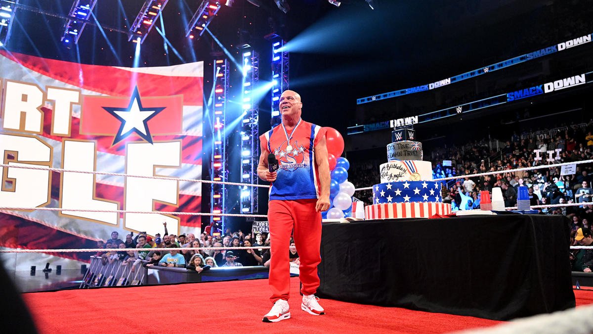 Here’s What Happened With Triple H & Kurt Angle After WWE SmackDown (Video)