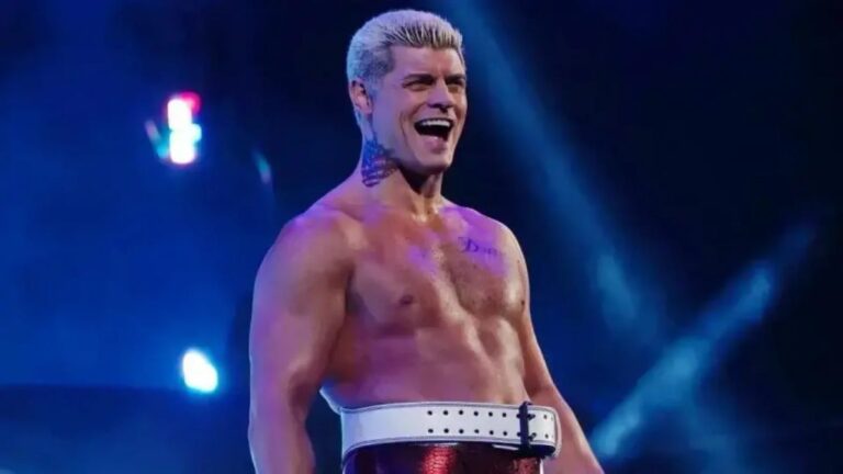 WWE star Cody Rhodes from when he was in AEW