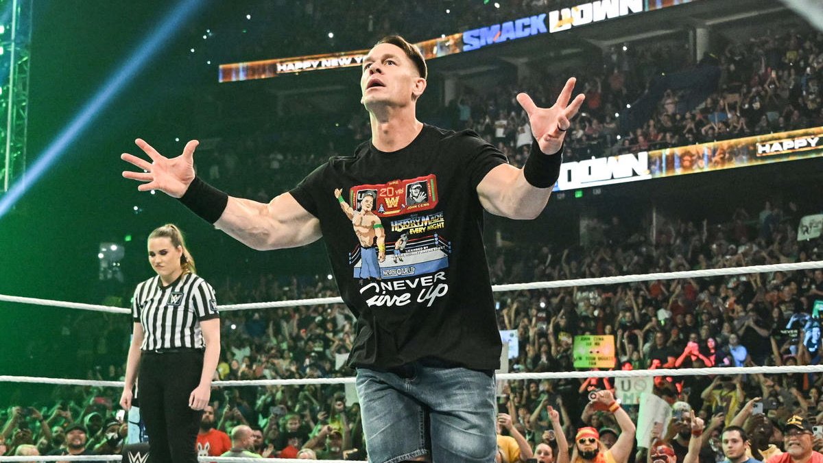 VIDEO: John Cena Hilariously Dances To Crowd Sing Seth Rollins’ Song