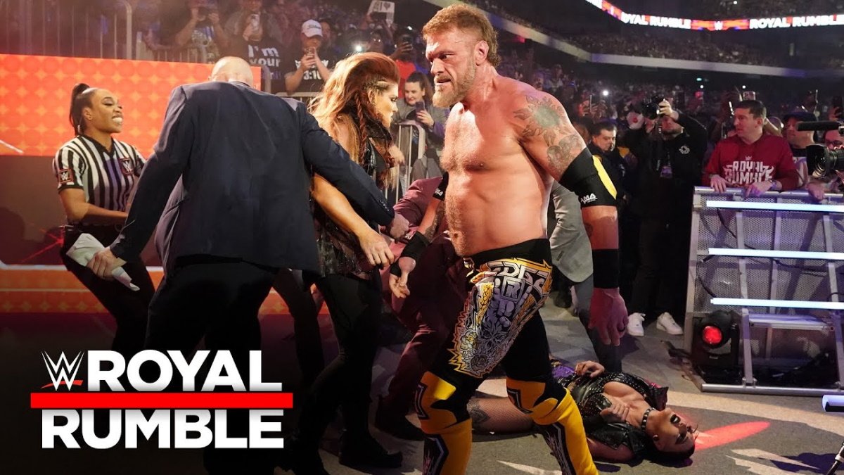 WWE Producer Suffers An Injury During Royal Rumble